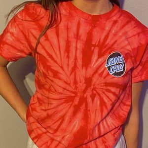 Tie Dye Santa Cruz graphic t-shirt